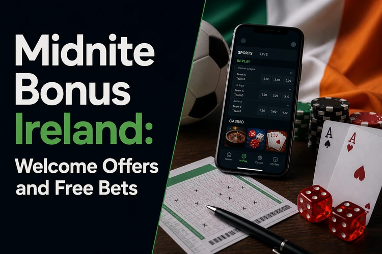 Midnite Bonus Ireland: Welcome Offers, Free Bets and Promotions